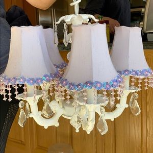 Chandelier and Mini Lamp Shades Included